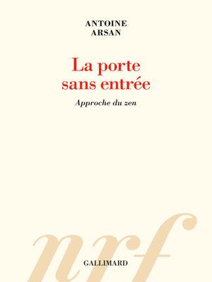 cover image of La porte sans entrée